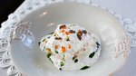 с яйцом пашот и икорным соусом